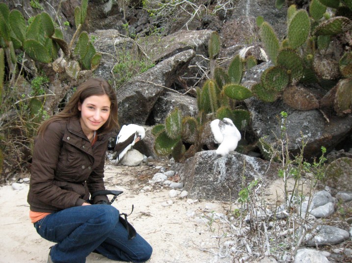 with a red-footed boobie